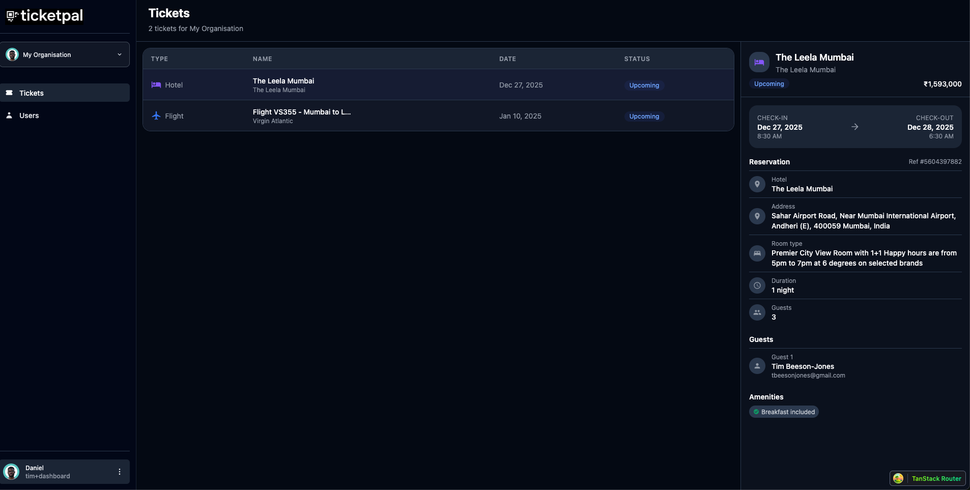 Introducing the ticketpal Dashboard